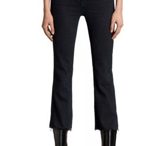 All Saints Heidi Flare Leg High Rise Jeans